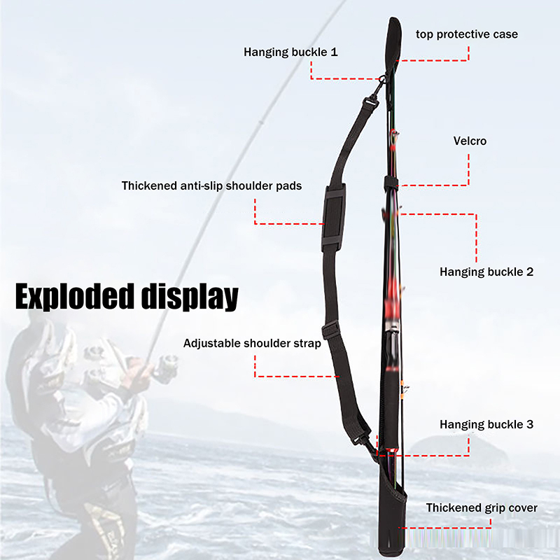 Adjustable Fishing Rod Storage - Reel Bag ulasan dan harga