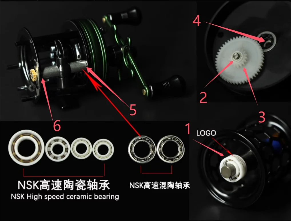 aioushi- Special NSK ceramic b - Fly Reel ulasan dan harga