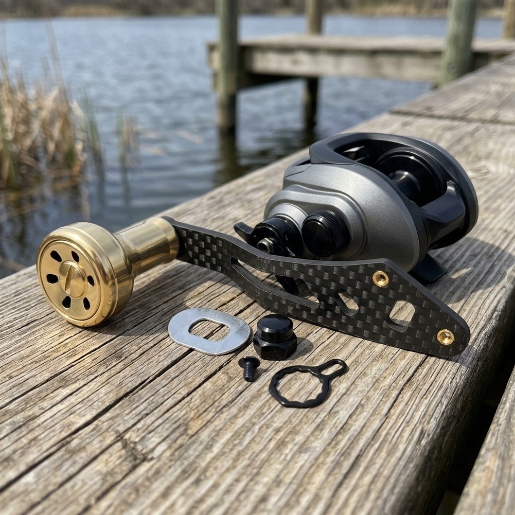 Carbon Fiber Single Power Hand - Reel Repair Kit ulasan dan harga