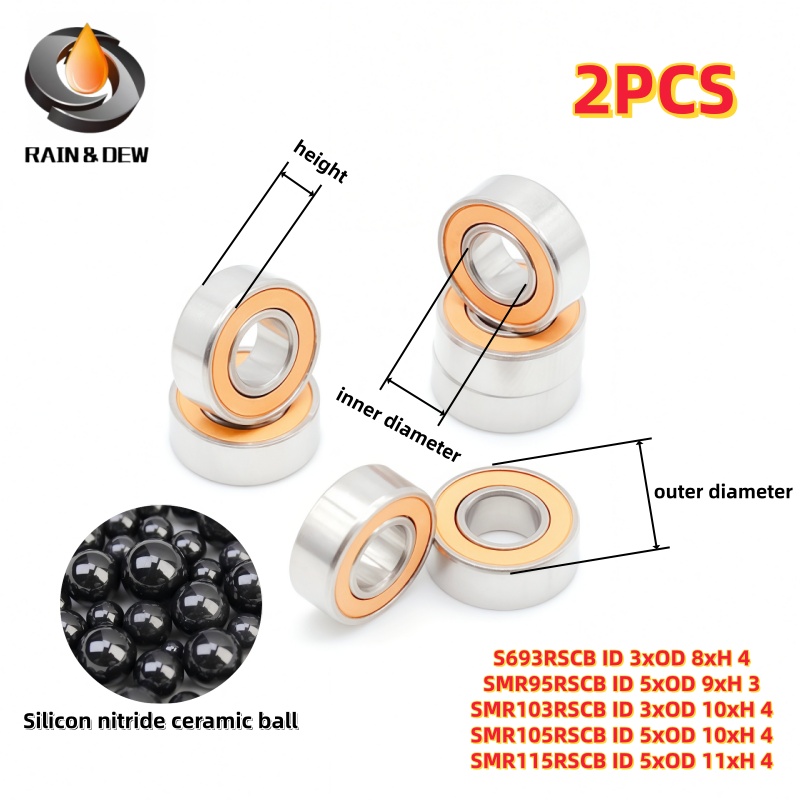 2PCS Miniature Ball Bearing 3x - Baitcasting Reel ulasan dan harga