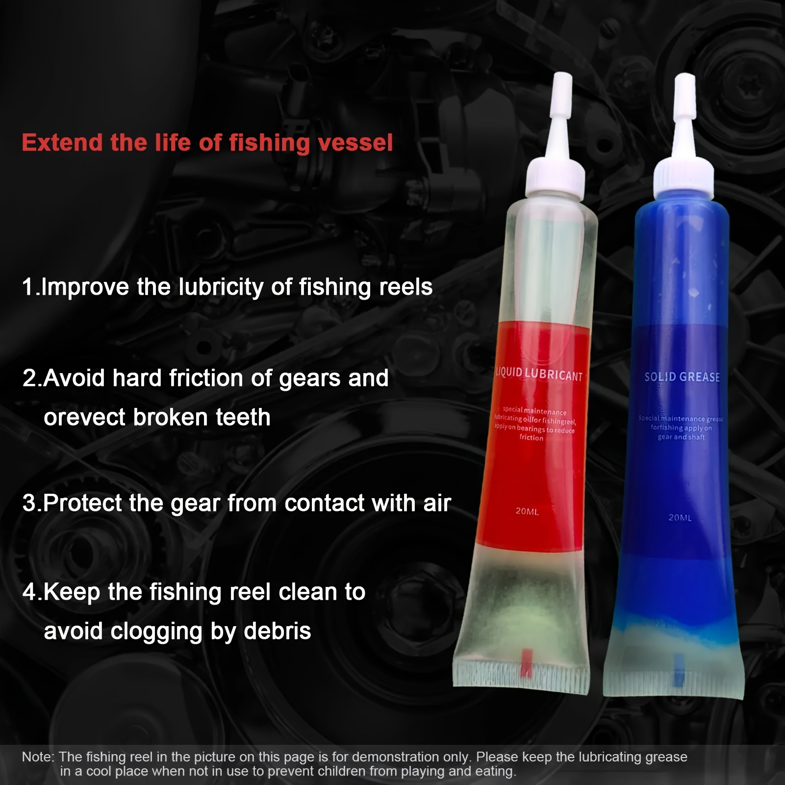 4pcs Fishing Wheel Maintenance - Reel Oil ulasan dan harga